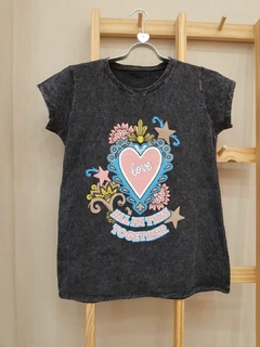 Remera Corazon Together - comprar online