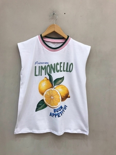 Musculosa Con Cuello Estampada - tienda online