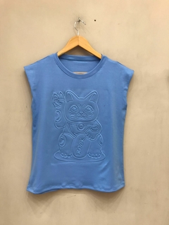 Musculosa Relieve Gatito en internet