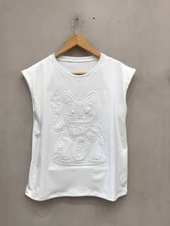 Musculosa Relieve Gatito