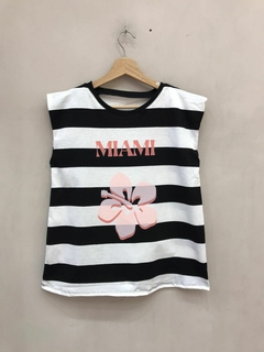 Imagen de Musculosa Rayada Estampada