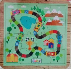Puzzle madera carrera (16 piezas)