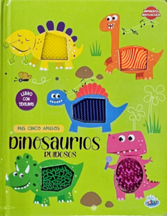 Libro texturas Mis cinco amigos dinosaurios