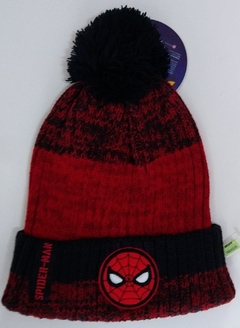 Gorro Spiderman pompón negro