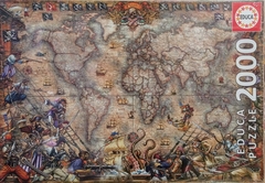 Puzzle mapa piratas (2000 piezas)