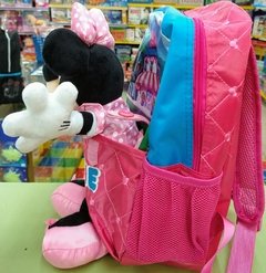 Mochila 12" con peluche Minnie - comprar online