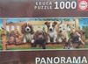 Puzzle panorama cachorros (1000 piezas)