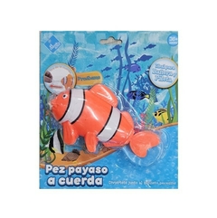 Pez payaso a cuerda para el agua