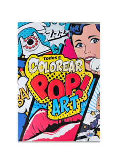 Libro para pintar pop art