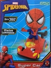 Super car Spiderman con luz y movimiento