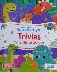 Libro trivias con dinosaurios