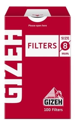 GIZEH FILTROS REGULARES 8mm (caja x 100) - comprar online