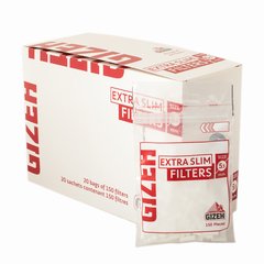 GIZEH FILTROS EXTRA SLIM 5.3mm (bolsa x 150) - comprar online