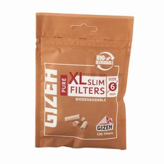 GIZEH FILTROS XL SLIM PURE 6mm (bolsa x 120)