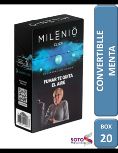 CIGARRILLOS MILENIO CLICK CONVERTIBLES (x20) / Cartón x 10 unidades - Tabaqueria Bocanada