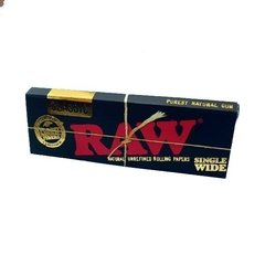 Papel Raw Black Single Wide 70mm x50h