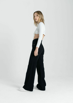 Pantalón Skinny Wide Black en internet