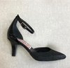 STILETTO NEGRO TACO 6 1/2 CON PULSERA DICOS