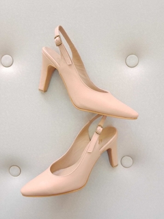 Stilleto Fiorella Taco 9cms (Nude) - comprar online