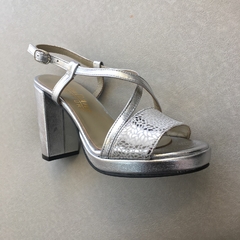 SANDALIA FIORELLA CUERO (Plata) - comprar online