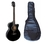 Guitarra Electroacustica Con Corte Washburn Ea12 + Funda