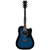 Guitarra Acústica Ibanez PF15ECETBS c/Preamp Azul Tansparente Sunburst