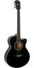 Guitarra Electroacustica Con Corte Washburn Ea12 + Funda - comprar online