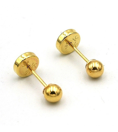 Abridores Lili Oro 18 K Bolita 3mm (2002)