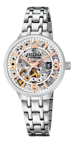 Reloj Festina Automatic Skeleton F20614.1 Ag. Oficial