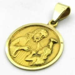 Medalla Comunion 12mm Oro 18 Ktes 1.4 Grs (118134)