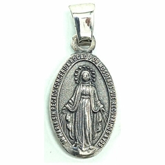 Medalla Milagrosa 18mm Plata 925 Creo Joyas