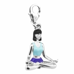 Dije Monona Yoga Plata 925 Ref (287) Agente Oficial