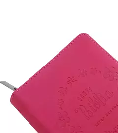 Santa Biblia NVI Letra Grande, Tamaño Bolsillo Con Cierre – Cuero Ecologico Fucsia en internet