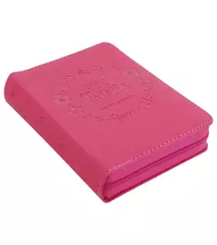 Santa Biblia NVI Letra Grande, Tamaño Bolsillo Con Cierre – Cuero Ecologico Fucsia - Librería Iglesia del Puente