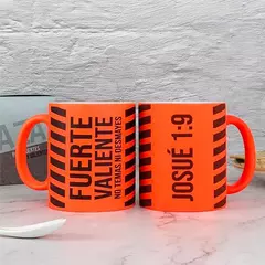 Taza de cerámica Fluor en Caja - Josué 1.9