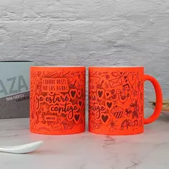 Taza de cerámica Fluor en Caja - Isaías 43.2