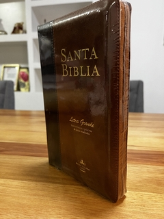 Biblia Reina Valera 1960 Letra Grande Concordancia Tapa Fina PU Bitono Palabras Jesús en Cursiva - comprar online