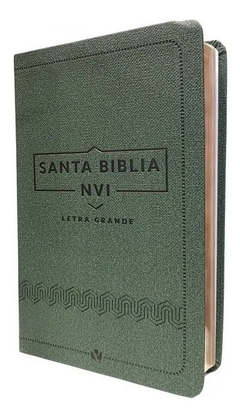 Santa Biblia NVI letra grande, Tamaño Manual Verde - comprar online