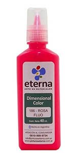 ETERNA PINTURA DIMENSIONAL FLUO 40 ML Rosa Fluo