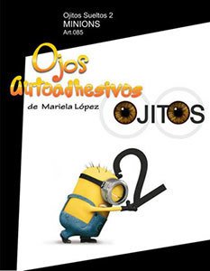 OJOS AUTOADHESIVOS MEDIANOS N°085 8 PARES 9 MM CABEZA 5 Y 6