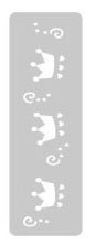 EQ STENCIL CHICO 45 X 240 N° 216 MARIPOSAS - comprar online