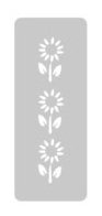 EQ STENCIL MINI 45 X 170 N°254 GIRASOLES - comprar online