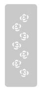 EQ STENCIL MINI 45 X 170 N°264 ROCOCO - comprar online