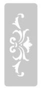 EQ STENCIL MINI 45 X 170 N°268 ORNAMENTO 2 - comprar online