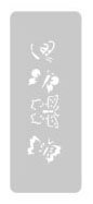 EQ STENCIL MINI 45 X 170 N°291 BELLAS MARIPOS - comprar online