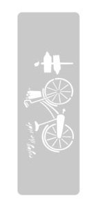 EQ STENCIL GRANDE 135 X 300 N° 80 BICI - comprar online