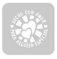 EQ STENCIL CUADRADO 100 X 100 N° 824 HECHO CON AMOR - comprar online