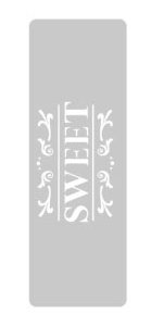 EQ STENCIL GRANDE 135 X 300 N° 87 SWEET - comprar online