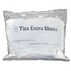 TIZA BLANCA POLVO 1 KG.