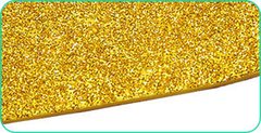 GOMA EVA GLITTER 40X60CM ORO